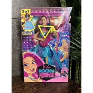Barbie Rock 'N Royals Erika 2-in-1 Princess Rock Star Doll CKB58. New!